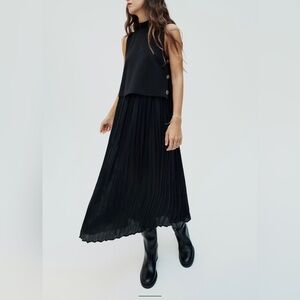 Zara buttoned midi dress